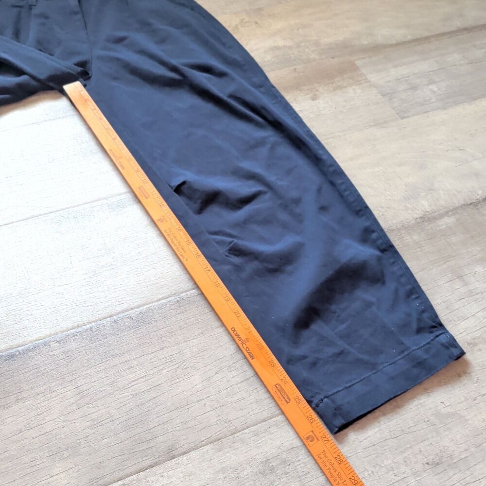 Democracy Ab"solution® Women's Skyrise Colored Trouser Pants Navy Blue Size 4 - Picture 7 of 8